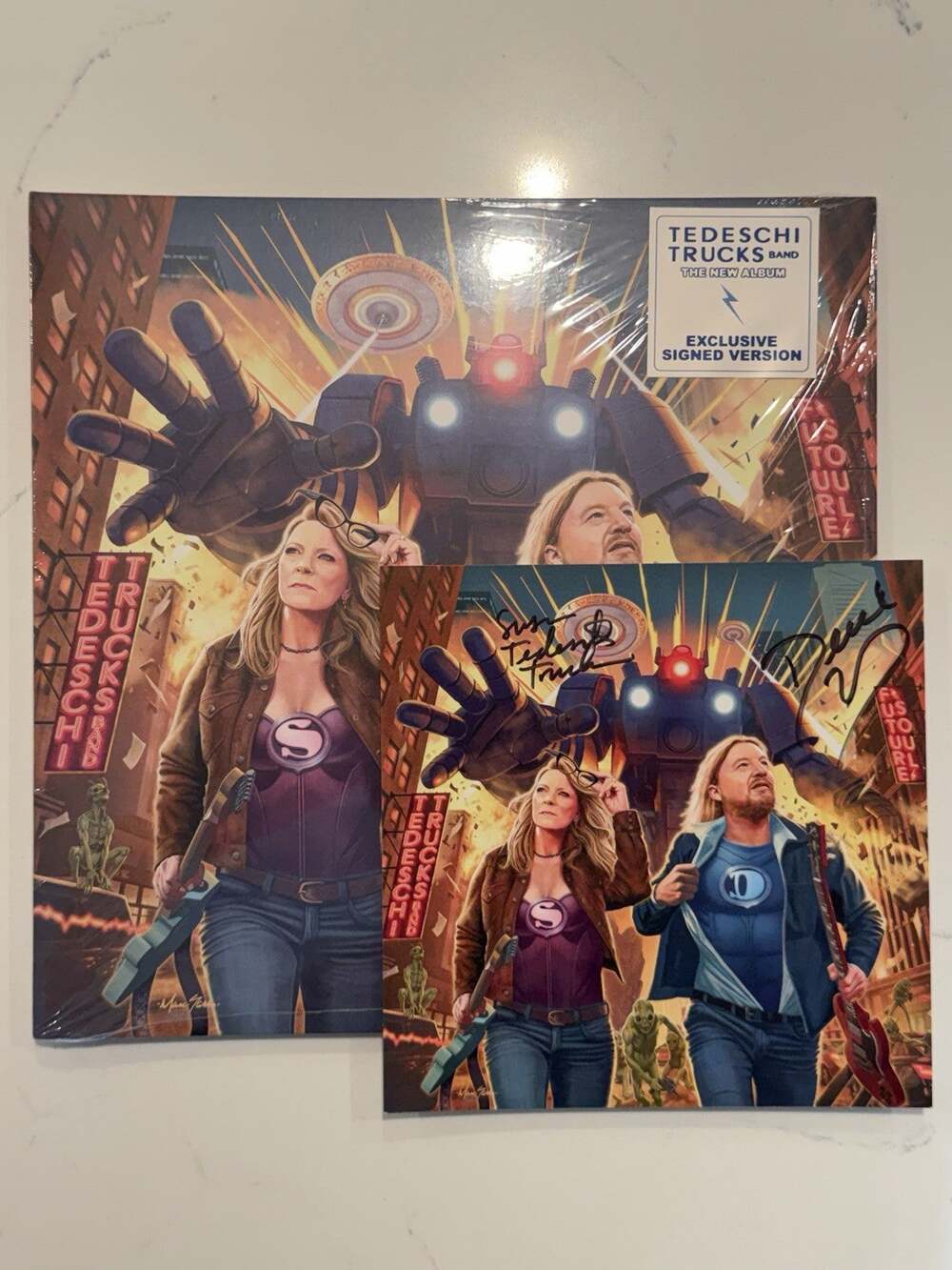 Tedeschi Trucks Band -SIGNED Future Soul 8"x8" Art Insert LP Vinyl AUTOGRAPH #4